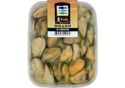 Мидии в масле, 150г