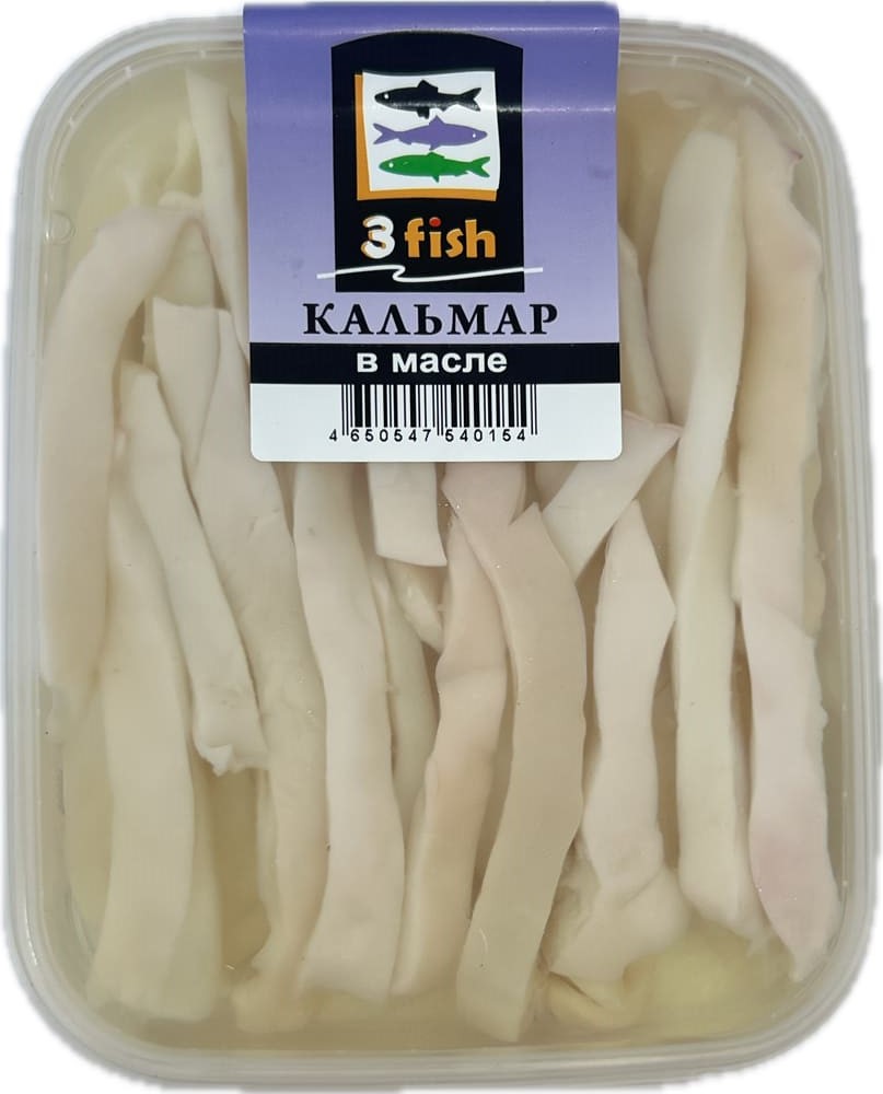Кальмар в масле, 150г