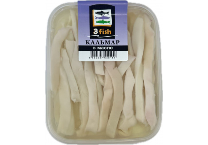 Кальмар в масле, 150г