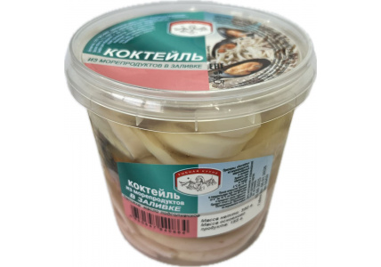 Коктейль из морепродуктов в масле, 350г